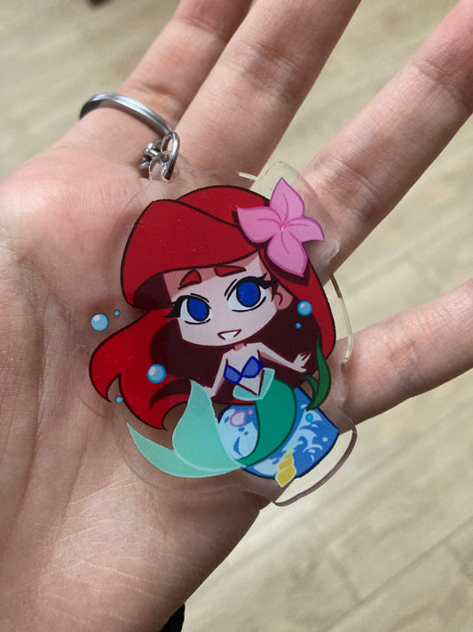 Acrylic Charms - Ariel (IN STOCK)